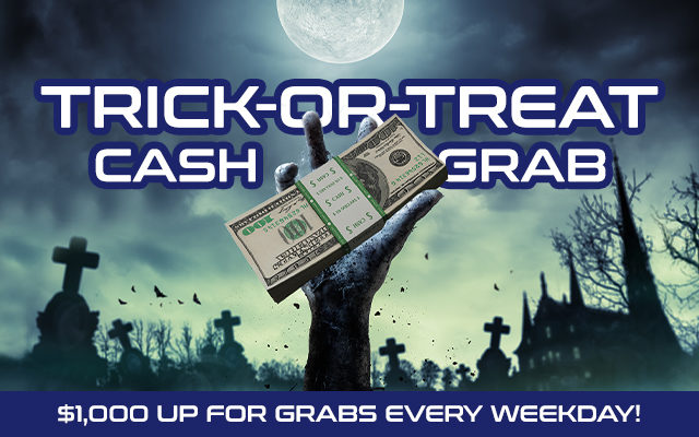 Live 99.3 Trick-Or-Treat Cash Grab – WIN $1,000 Every Weekday, Starting Monday!