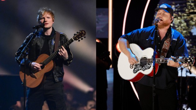 Ed Sheeran joins country superstar Luke Combs onstage in London