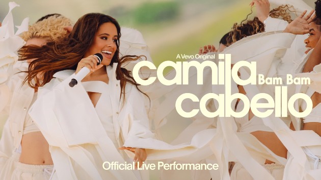 Watch Camila Cabello sing “Bam Bam” as part of Vevo's Official Live Performance series