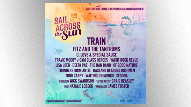 Train is relaunching their Sail Across the Sun cruise for February 2023