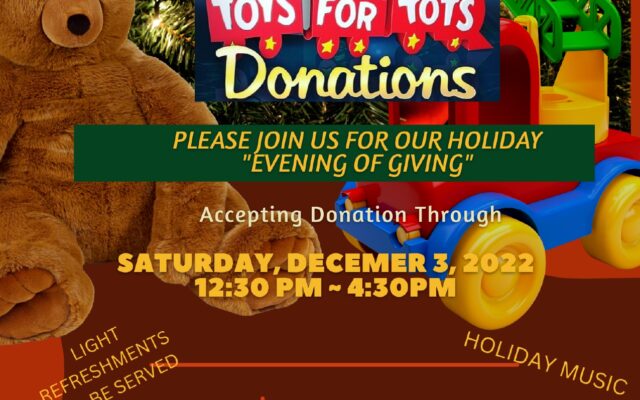 Toys for Tots –  An Evening of Giving