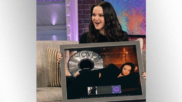 Dove Cameron surprised with Platinum record, talks “interesting” AMA Best New Artist nomination