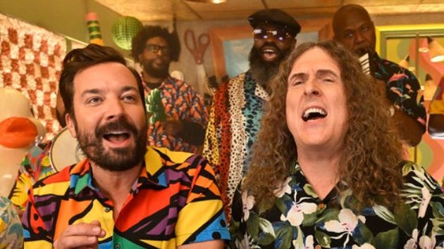 Watch Weird Al join Jimmy Fallon and The Roots for a medley of his hits using classroom instruments