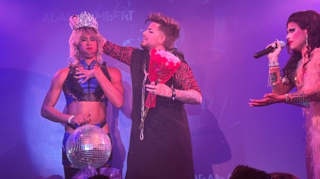 Adam Lambert crowns one queen Miss High Drama at NYC event