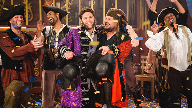 Niall Horan combines the pirate life with Broadway musicals with James Corden