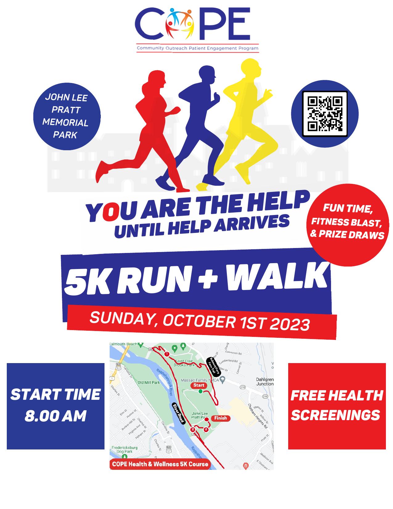 <h1 class="tribe-events-single-event-title">COPE HEALTH AND WELLNESS 5K – OCTOBER 1 AT PRATT MEMORIAL PARK</h1>